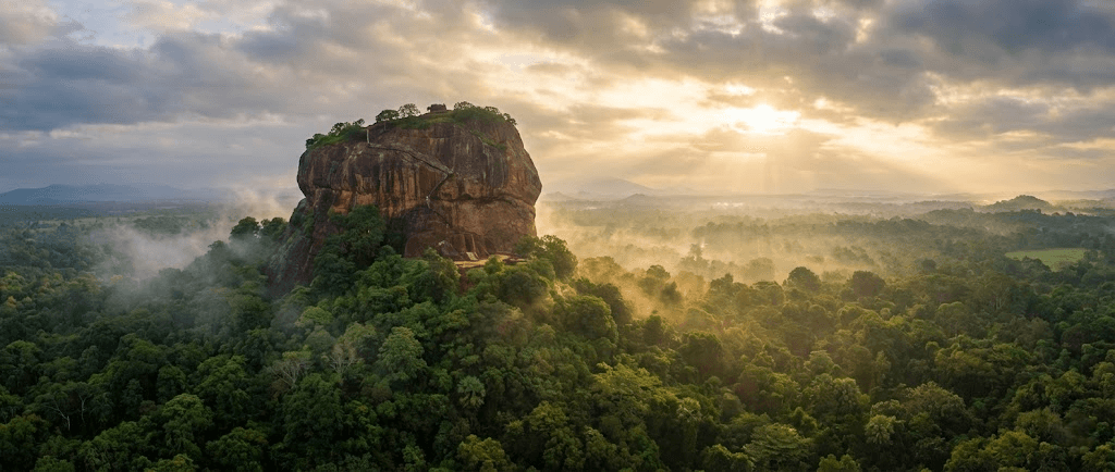 7 Day Sri Lanka tour package visiting Sigiriya Lion Rock Fortress.